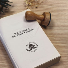 Sello ex libris señor bigote