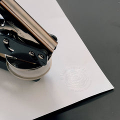 Ex libris rosa en detalle