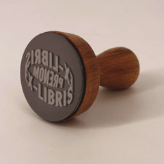 Sello ex libris círculo 3D