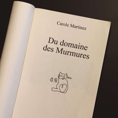 Sello ex libris gato a línea