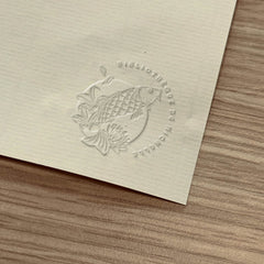Ex libris pez japonés