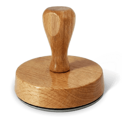 Sello de madera redondo ø8 cm