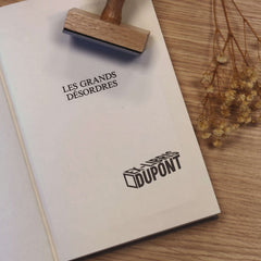 Sello ex libris efecto 3D