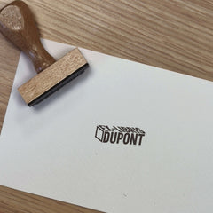 Sello ex libris efecto 3D
