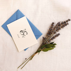 Sello boda iniciales &