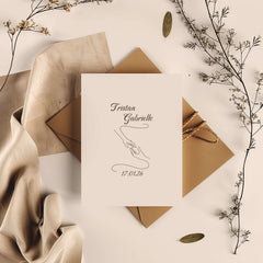 Sello boda manos tendidas