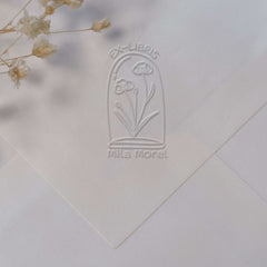 Ex libris flores en cristal
