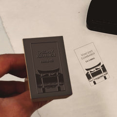 Sello ex libris puerta japonesa