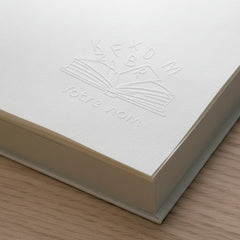 Ex libris Libro letras flotantes