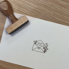 Sello ex libris carta de amor