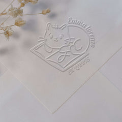 Ex libris libro para gato