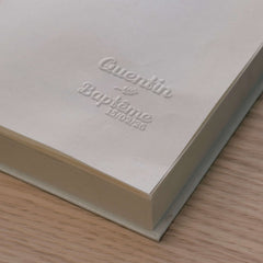 Sello en seco bautizo impactante